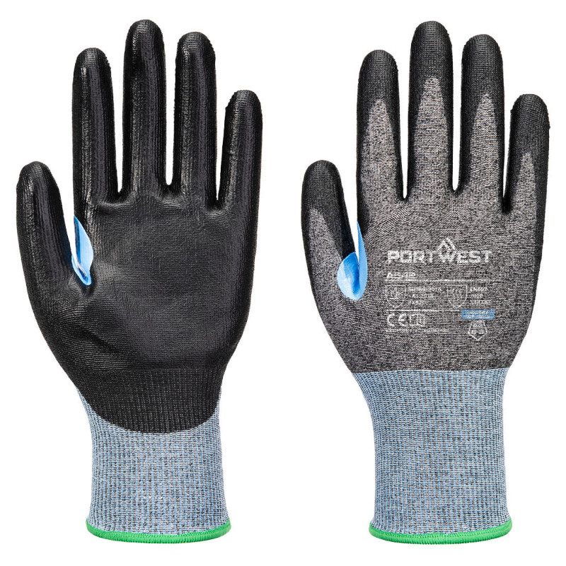 Portwest - Gants anti-coupures CS de niveau D jauge 18 en PU