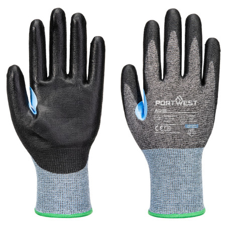Portwest - Gants anti-coupures CS de niveau D jauge 18 en PU