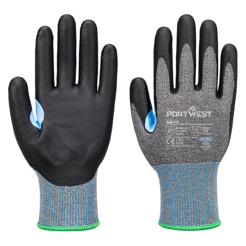 Portwest - Gants anti-coupures CS de niveau D jauge 15 en mousse de nitrile