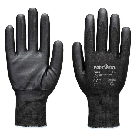 Portwest - Gants anti-coupures exceptionnel de niveau F jauge 21 en tungstène et micro mousse nitrile