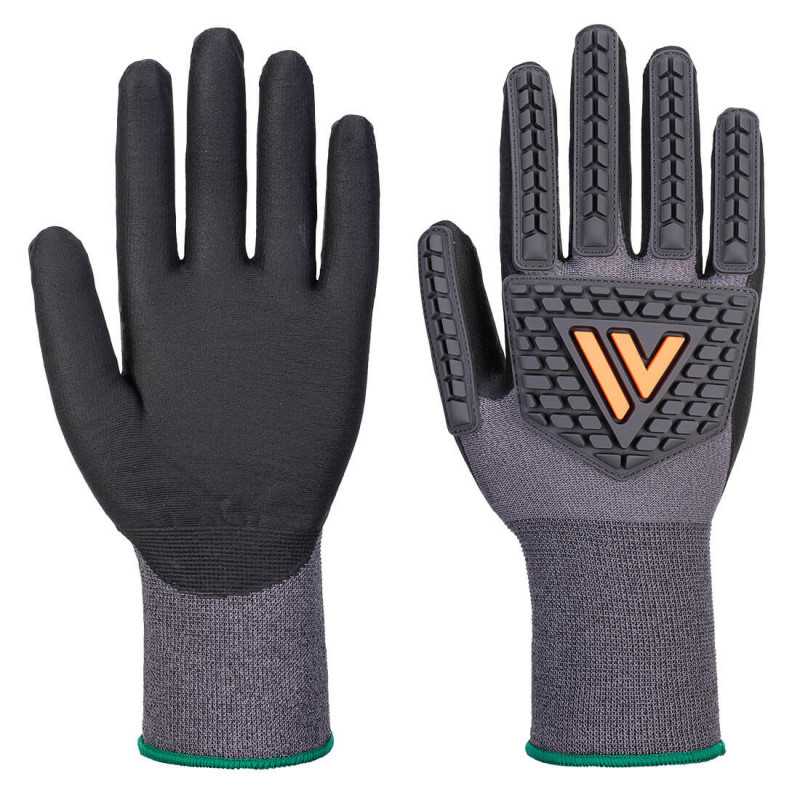 Portwest - Gants de protection jauge 15 contre les chocs en mousse nitrile