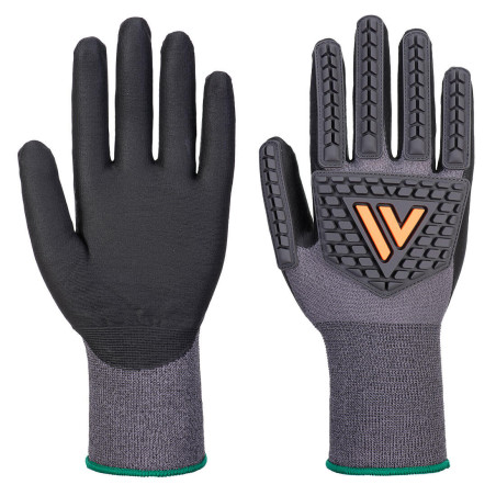 Portwest - Gants de protection jauge 15 contre les chocs en mousse nitrile