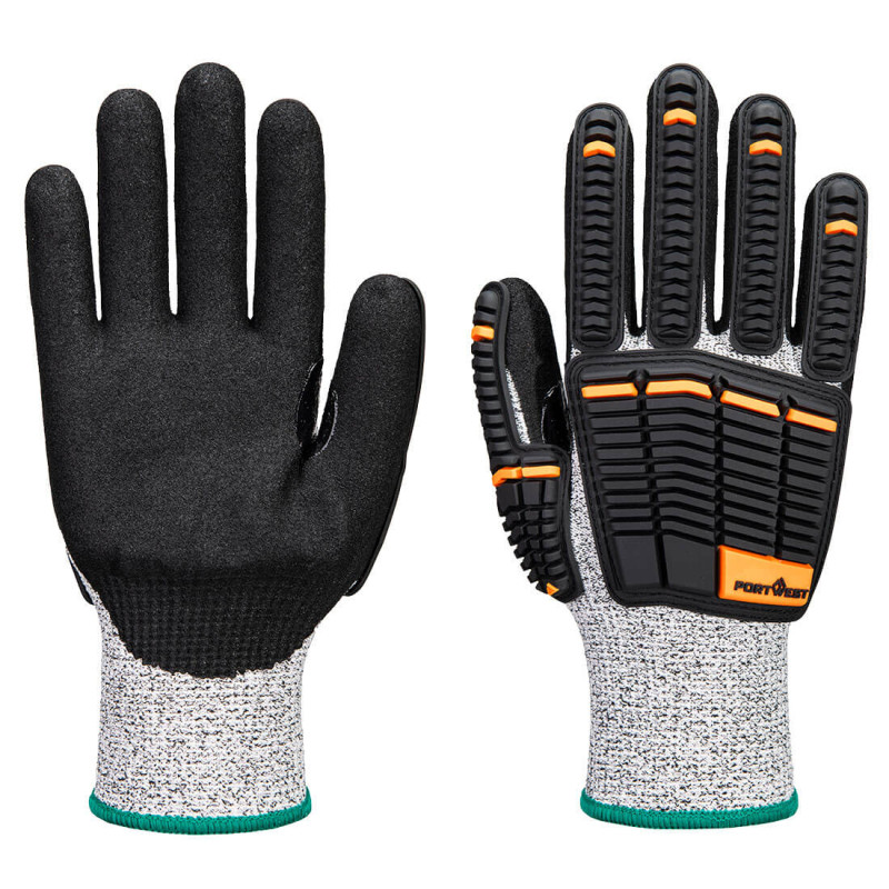 Portwest - Gants anti-impacts et anti-coupures de niveau C jauge 13 en nitrile et PVC