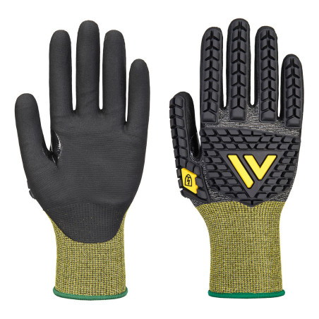 Portwest - Gants mécanicien anti-impacts et anti-coupures de niveau E en mousse nitrile antistatique