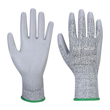 Portwest - Gants anti-coupures de niveau B jauge 13 en PU lisse (Pack de 12)