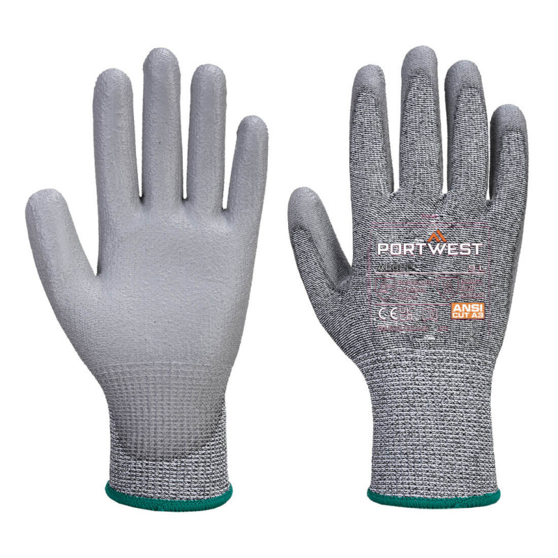 Portwest - Gants anti-coupures de niveau C jauge 13 en PU lisse (Pack de 12)