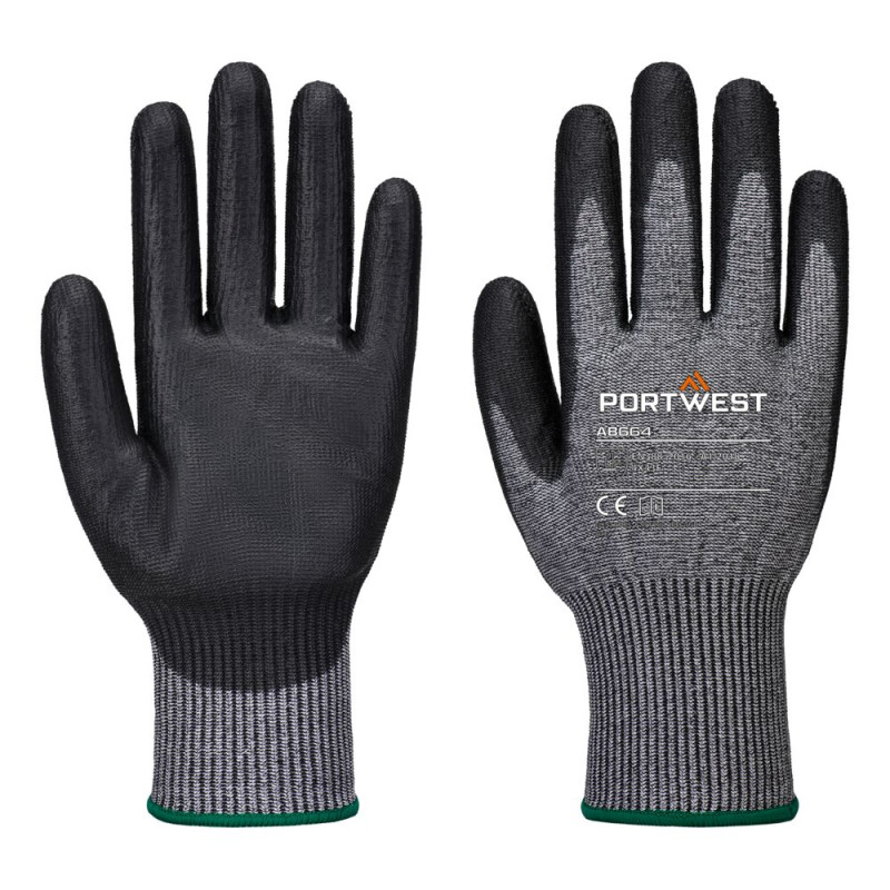 Portwest - Gants anti-coupures de niveau F jauge 13 en PU lisse (Pack de 12)