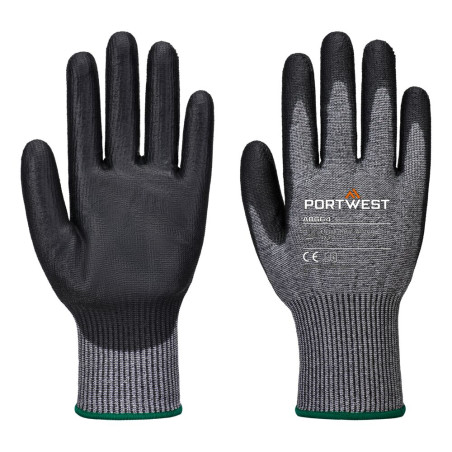 Portwest - Gants anti-coupures de niveau F jauge 13 en PU lisse (Pack de 12)