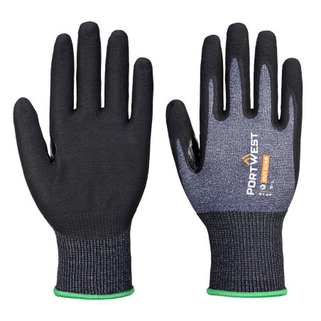 Portwest - Gants Grip anti-coupures de niveau C jauge 15 Eco en mousse de nitrile (Pack de 12)