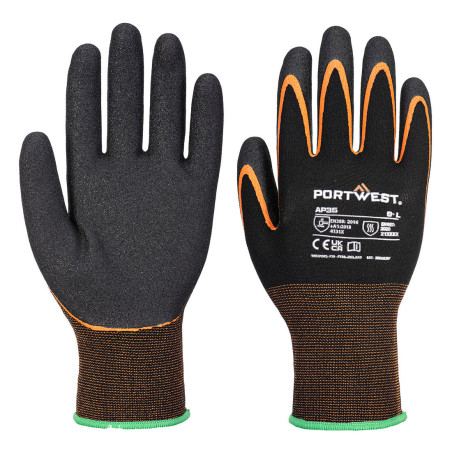 Portwest - Gants Grip jauge 15 grande dextérité en nitrile double enduction nitrile sablé