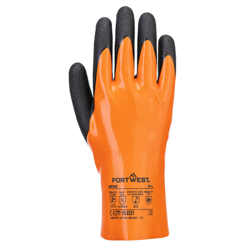 Portwest - Gants Grip jauge 15 en nitrile sablé résistants aux produits chimiques