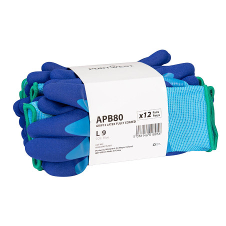 Portwest - Gants de protection contre les liquides en latex double enductions DermiFlex Essential (Pack de 12)