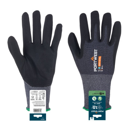 Portwest - Gants de protection SG avec finition anti-microbienne en micro mousse de nitrile