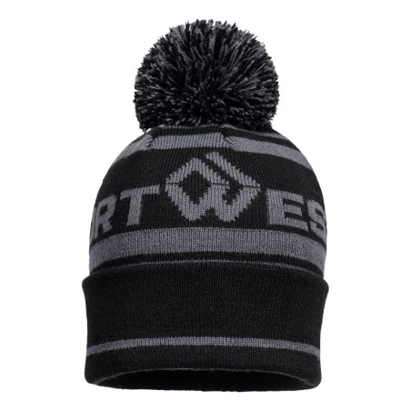 Portwest - Bonnet avec logo Portwest en acrylique avec pompon