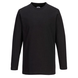 Portwest - Tee-shirt de travail à manches longues 100% coton