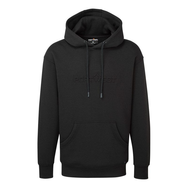 Portwest - Sweat-shirt à capuche en poly-coton et poche kangourou et logo Portwest