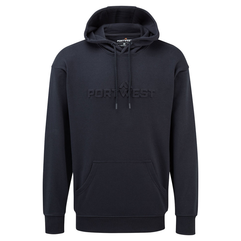 Portwest - Sweat-shirt à capuche en poly-coton et poche kangourou et logo Portwest
