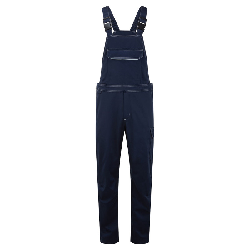 Portwest - Cotte à bretelles de protection contre les anti arc électrique en tissu Bizweld FR