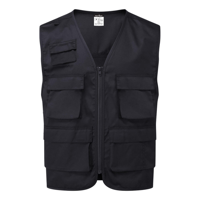Portwest - Gilet de travail sans manches multi-poches en poly-coton