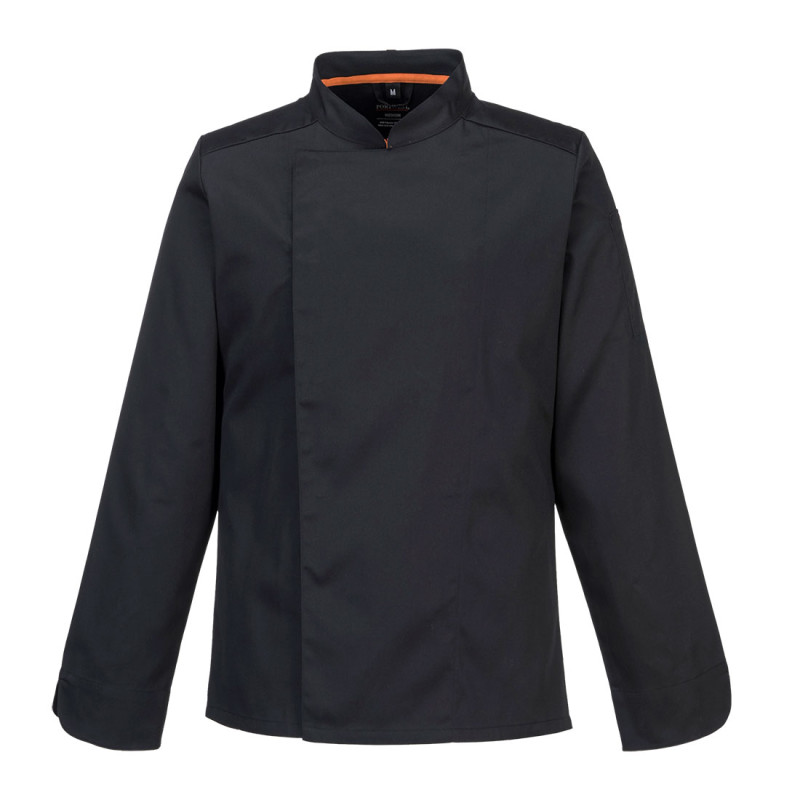 Portwest - Veste de cuisine manches longues en tissu aéré Mesh Air Pro coupe slim fit