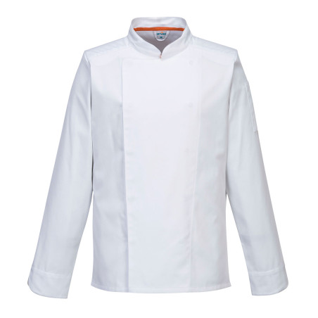 Portwest - Veste de cuisine manches longues en tissu aéré Mesh Air Pro coupe slim fit