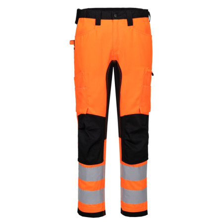 Portwest - Pantalon de travail stretch en tissu recyclé WX2 haute visibilité classe 2