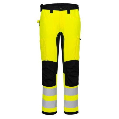 Portwest - Pantalon de travail stretch en tissu recyclé WX2 haute visibilité classe 2