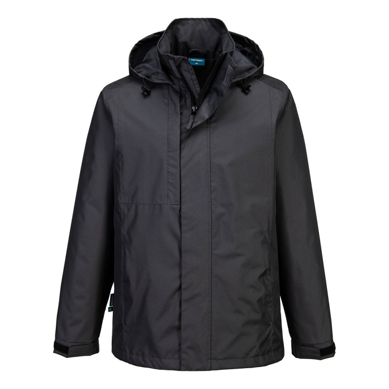 Portwest - Veste de pluie imperméable en tissu recyclé WX2