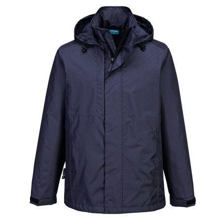 Portwest - Veste de pluie imperméable en tissu recyclé WX2