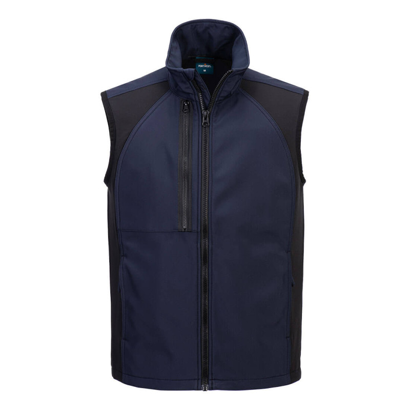 Portwest - Softshell imperméable sans manches doublée micro polaire en tissu recyclé WX2