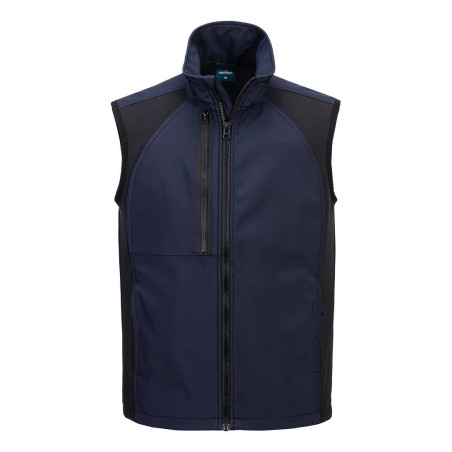 Portwest - Softshell imperméable sans manches doublée micro polaire en tissu recyclé WX2
