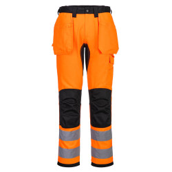 Portwest - Pantalon de travail avec poches holster WX2 haute visibilité classe 2