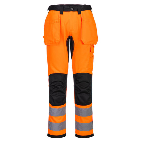 Portwest - Pantalon de travail avec poches holster WX2 haute visibilité classe 2
