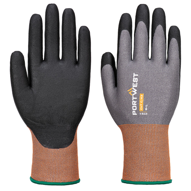 Portwest - Gants anti-coupures de niveau C jauge 21 dextérité maximum en nitrile