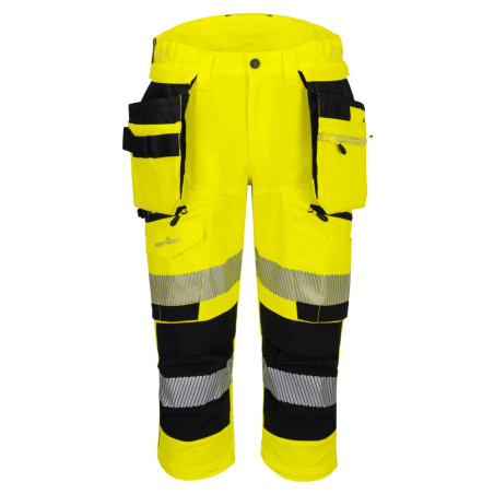 Portwest - Pantacourt de travail coupe slim fit DX4 haute visibilité classe 2