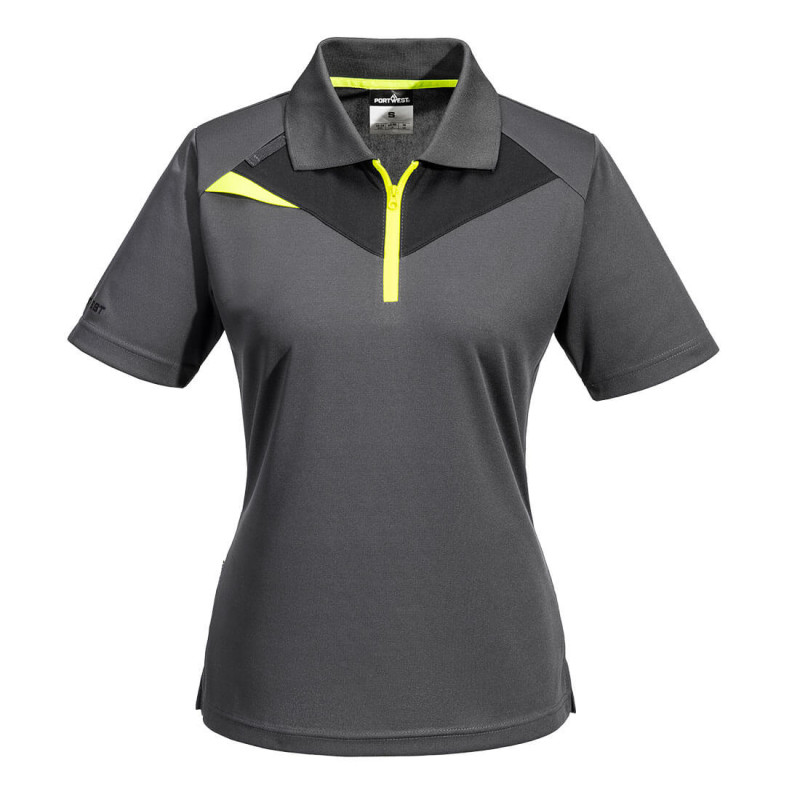 Portwest - Polo manches courtes en tissu respirant coupe slim fit pour femmes DX4