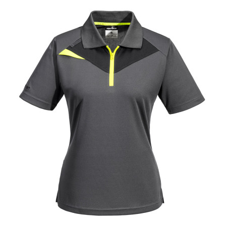 Portwest - Polo manches courtes en tissu respirant coupe slim fit pour femmes DX4