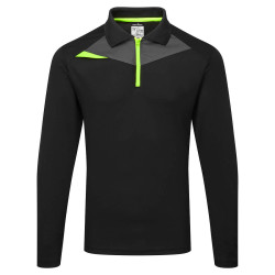 Portwest - Polo manches longues en tissu respirant coupe slim fit DX4