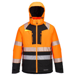 Portwest - Parka de travail imperméable et très chaude DX4 haute visibilité classe 2