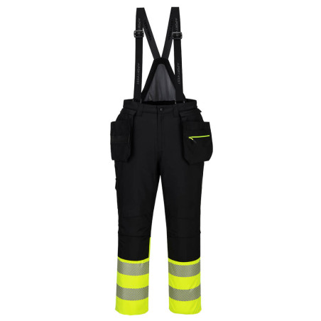 Portwest - Cotte à bretelles en tissu respirant imperméable DX4 haute visibilité classe 1