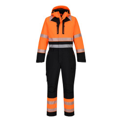 Portwest - Combinaison de travail d'hiver en tissu respirant imperméable DX4 haute visibilité classe 2