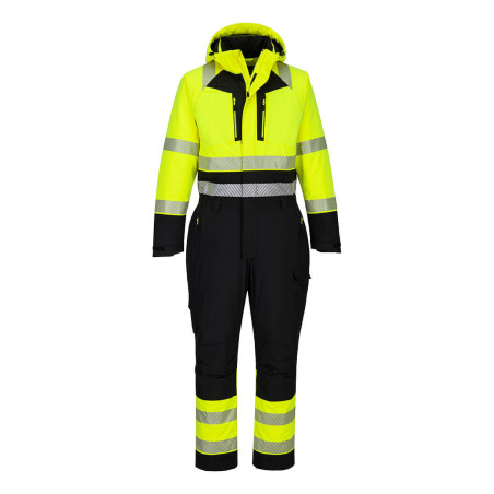 Portwest - Combinaison de travail d'hiver en tissu respirant imperméable DX4 haute visibilité classe 2