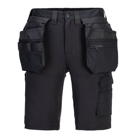 Portwest - Bermuda de travail stretch coupe étroite avec poches amovibles DX4