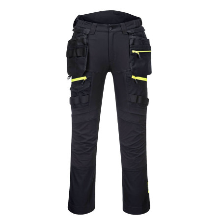 Portwest - Pantalon de travail stretch taille haute avec poches amovibles pour femmes DX4