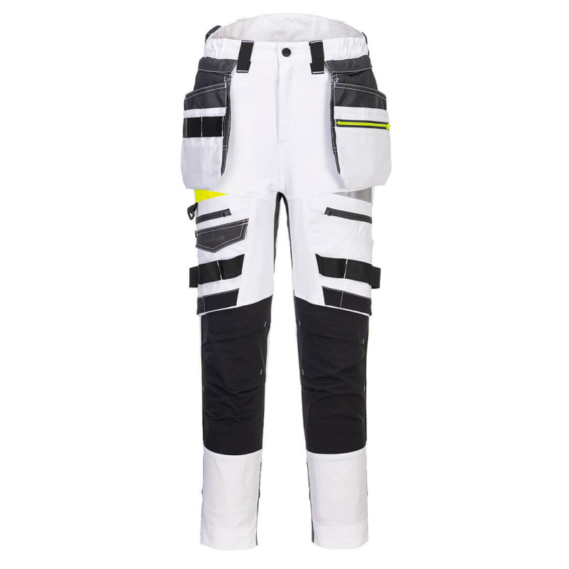 Portwest - Pantalon de travail stretch taille haute avec poches amovibles pour femmes DX4