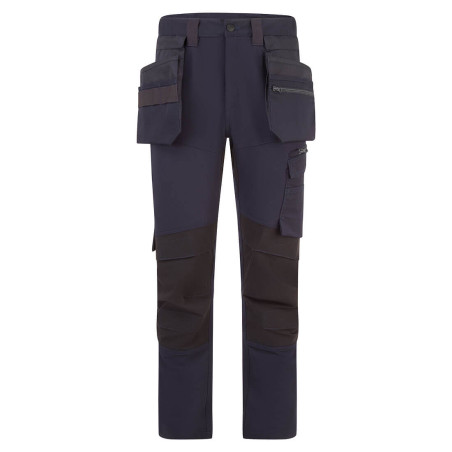 Portwest - Pantalon de travail stretch taille élastiquée coupe slim fit avec poches amovibles DX4