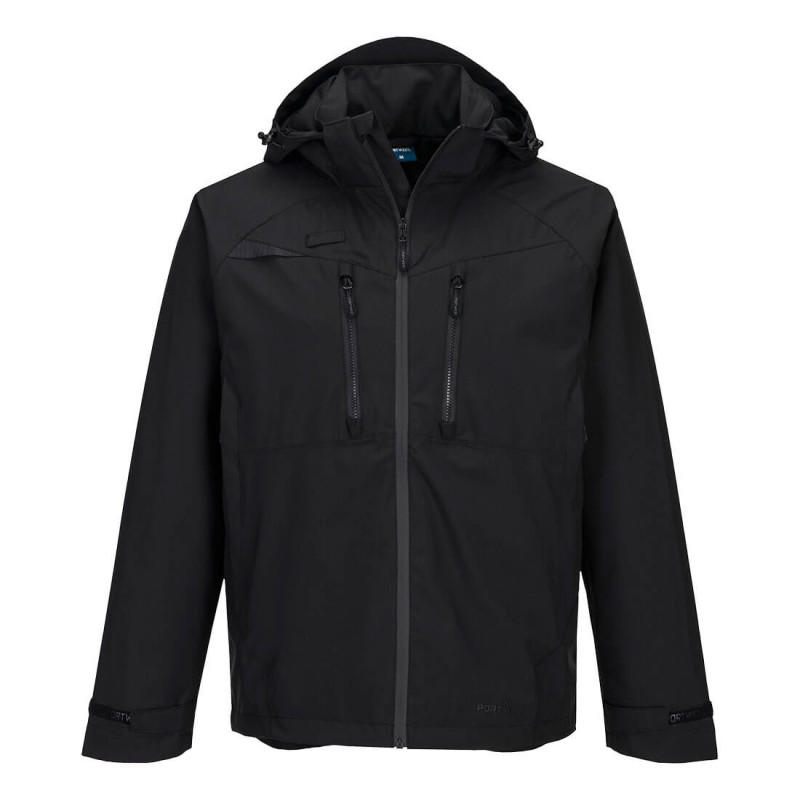 Portwest - Veste de pluie imperméable avec capuche détachable DX4