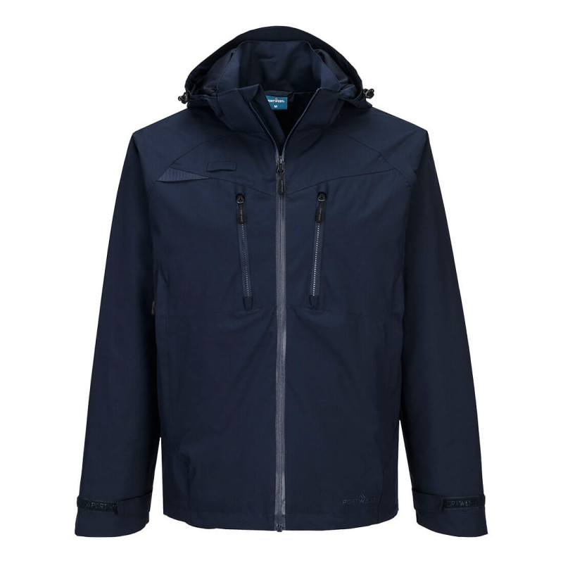 Portwest - Veste de pluie imperméable avec capuche détachable DX4