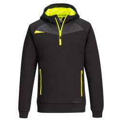 Portwest - Sweat-shirt à capuche stretch avec fermeture éclair tissu absorbant et respirant DX4