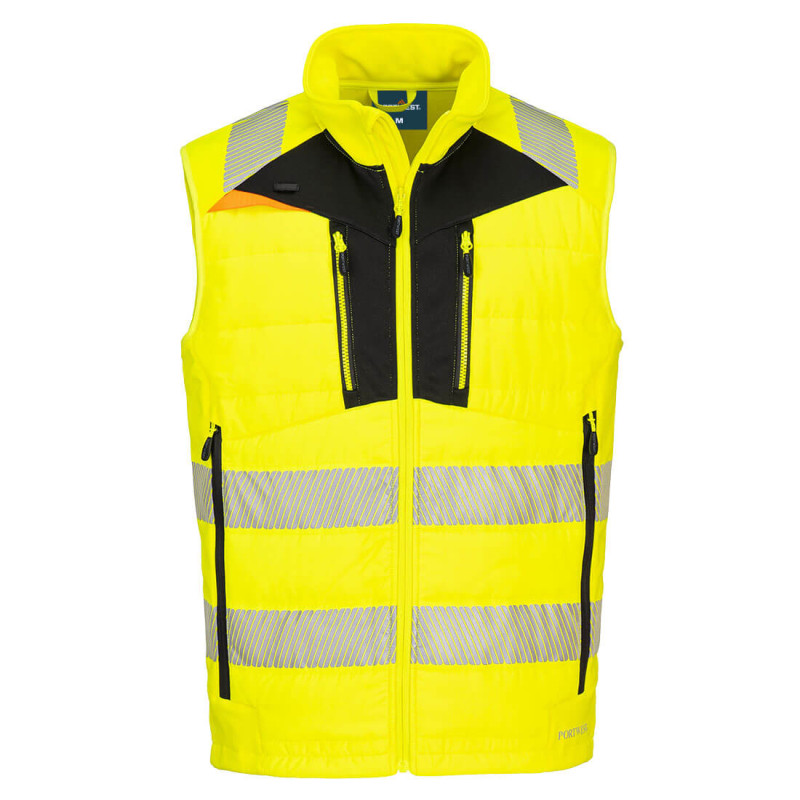 Portwest - Veste de travail sans manches stretch en tissu Ripstop 2 couches DX4 haute visibilité classe 1 et 2